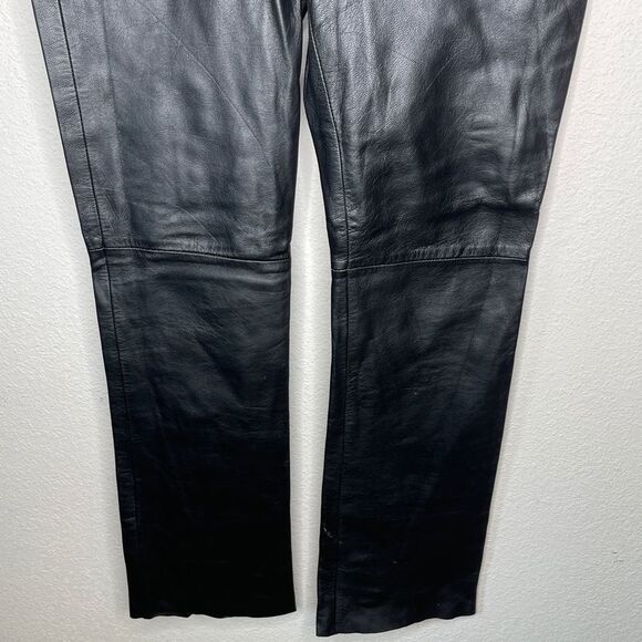 BCBGMAXAZRIA Leather Pants‎ Black - Picture 3 of 11